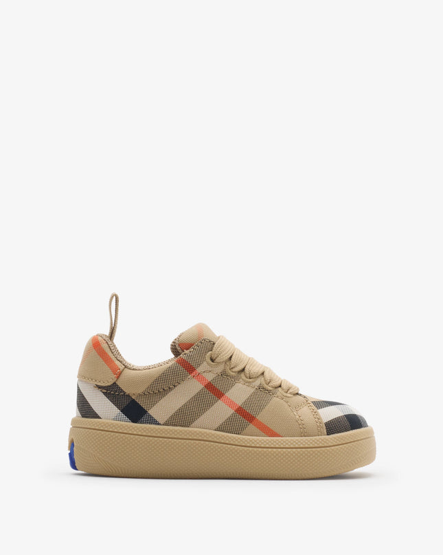 kidsatelier-burberry-Beige-Sneakers-Check