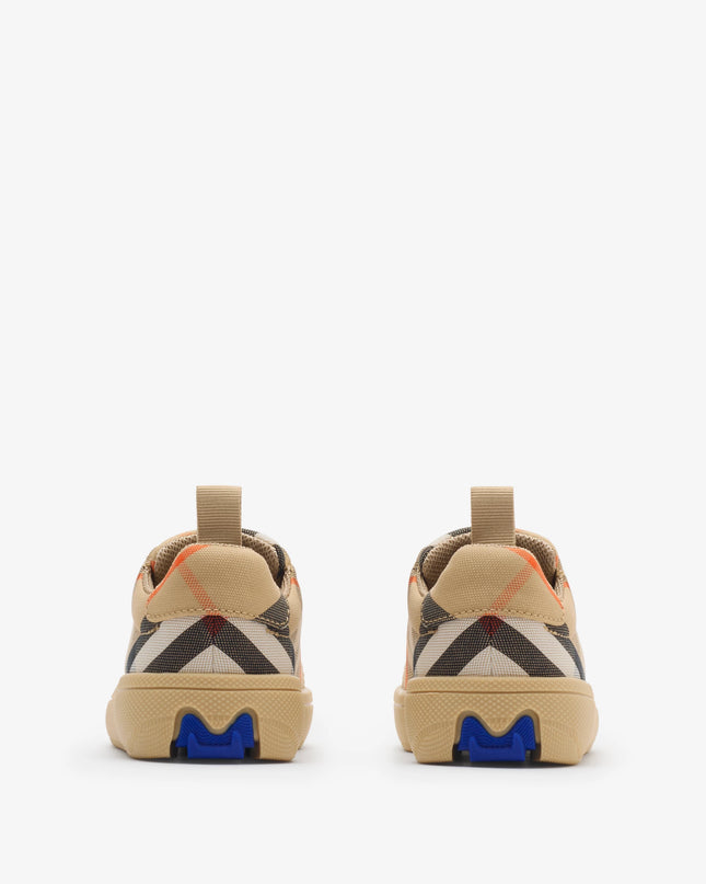 kidsatelier-burberry-Beige-Sneakers-Check