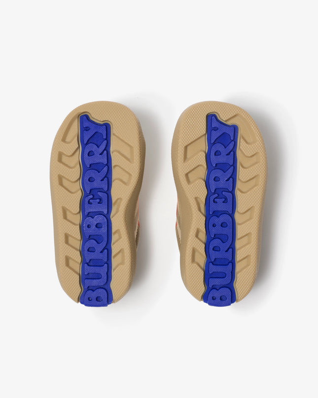 kidsatelier-burberry-Beige-Sneakers-Check