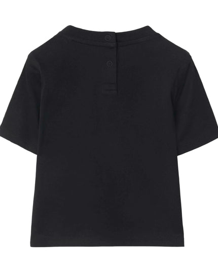 kidsatelier-burberry-Black-Cotton-T-shirt-with-Check