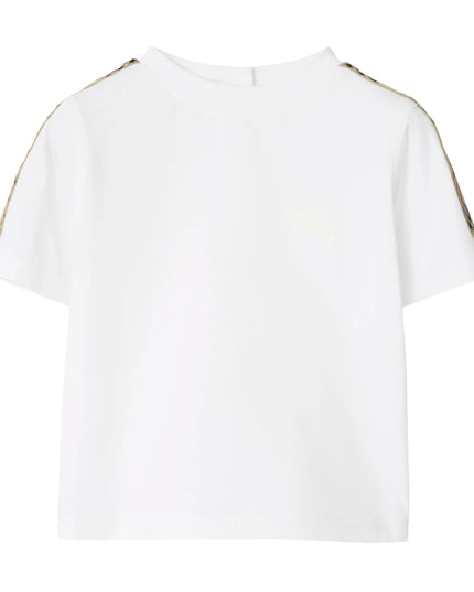 Kidsatelier-burberry-White-Cotton-T-shirt-with-Check