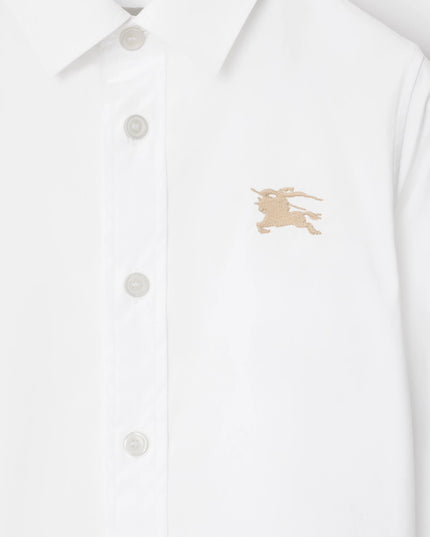 kidsatelier-burberry-White-Stretch-cotton-shirt