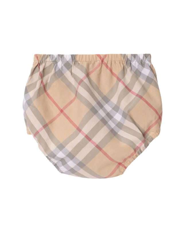 kidsatelier-burberry-Beige-Check-cotton-poplin-dress-and-bloomers