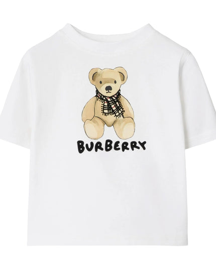kidsatelier-burberry-White-Thomas-Bear-cotton-t-shirt