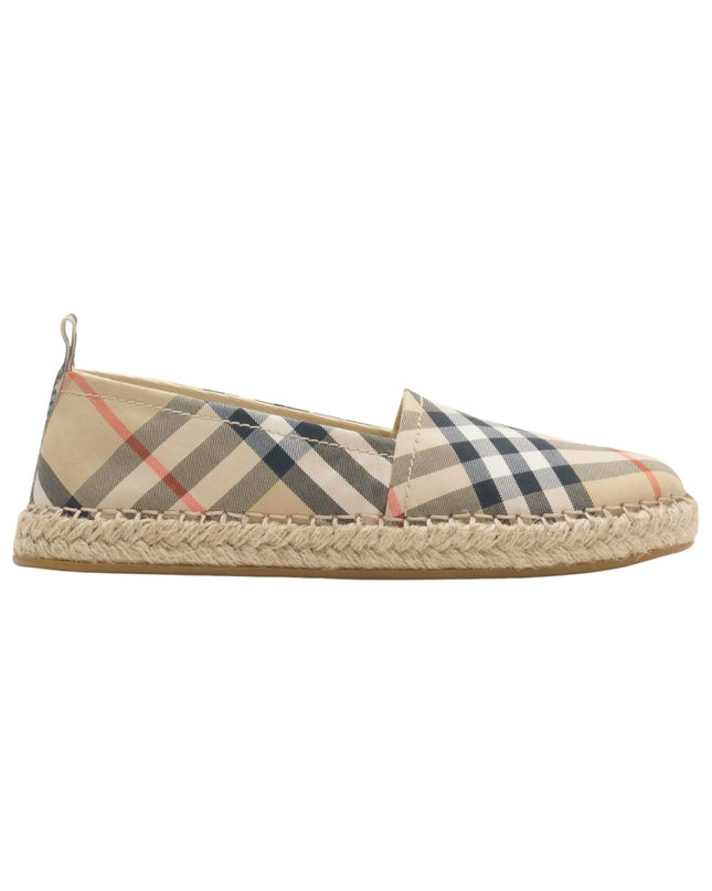 kidsatelier-burberry-Beige-Check-espadrilles