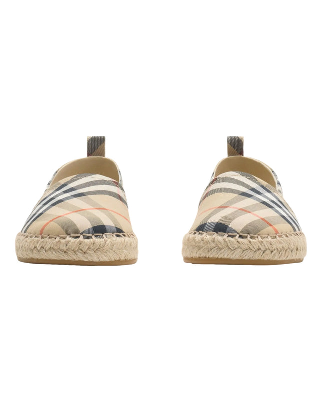kidsatelier-burberry-Beige-Check-espadrilles