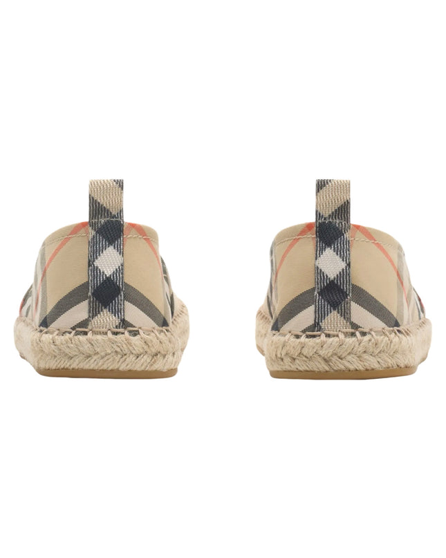 kidsatelier-burberry-Beige-Check-espadrilles