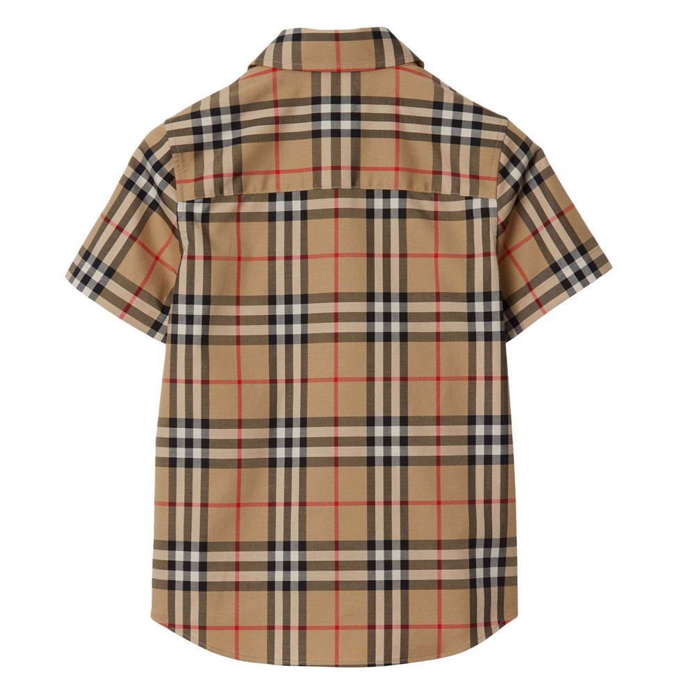 burberry-Beige Vintage Check Cotton Shirt-8078748-c-kb5-116036-a7028