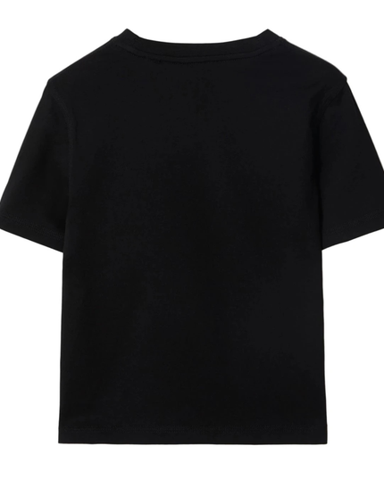 Kids Atelier-Burberry-Check Label Cotton T-shirt