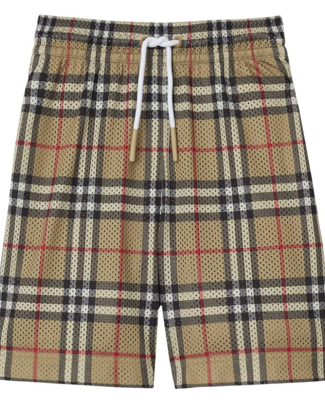 Kids Atelier-Burberry-Vintage Check Pattern Shorts
