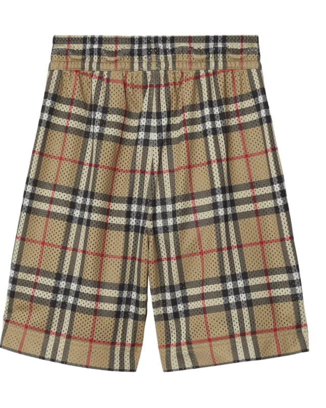 Kids Atelier-Burberry-Vintage Check Pattern Shorts