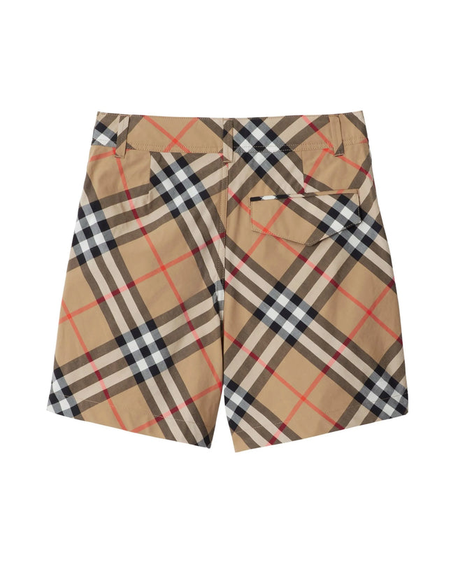 kidsatelier-burberry-Check-Cotton-Shorts
