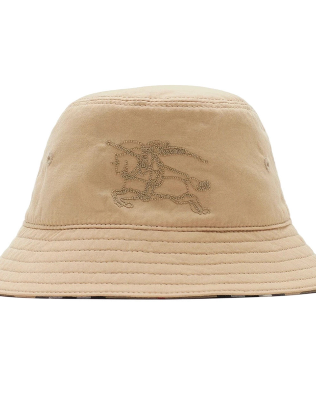 Kids Atelier-Burberry-Reversible Cotton Bucket Hat