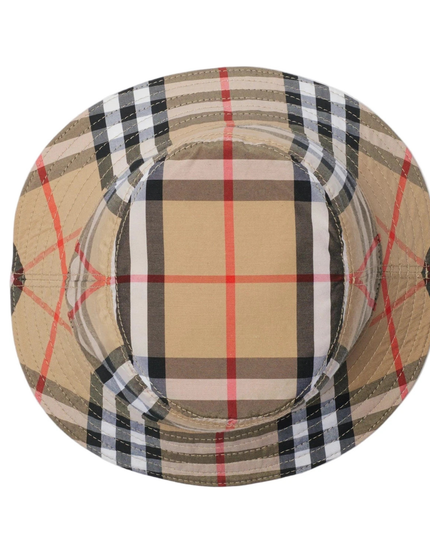 Kids Atelier-Burberry-Reversible Cotton Bucket Hat