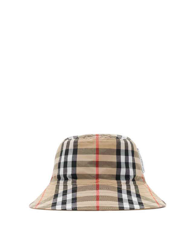 Kids Atelier Burberry Reversible Cotton Bucket Hat