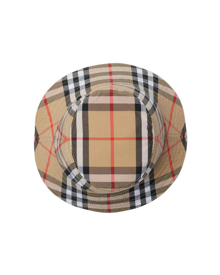 Kids Atelier Burberry Reversible Cotton Bucket Hat