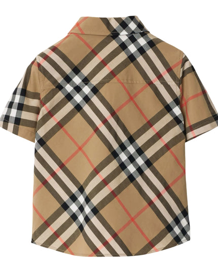kidsatelier-burberry-Check-Cotton-Shirt
