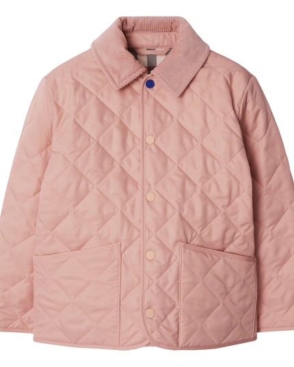 Kids Atelier-Burberry-Apricot-Pink Winter Coat