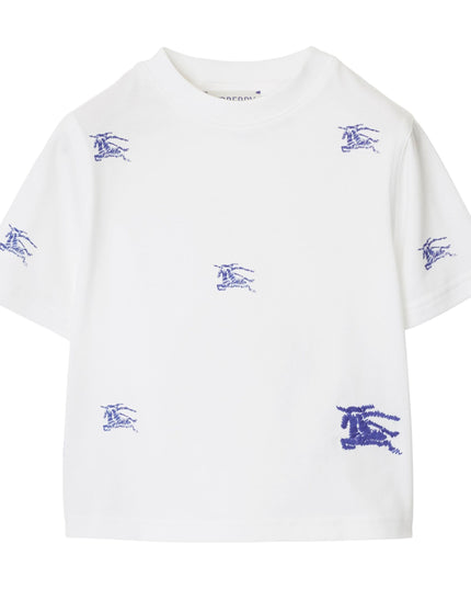 Kids Atelier-Burberry-White Cedar Accent Short Sleeve T-Shirt