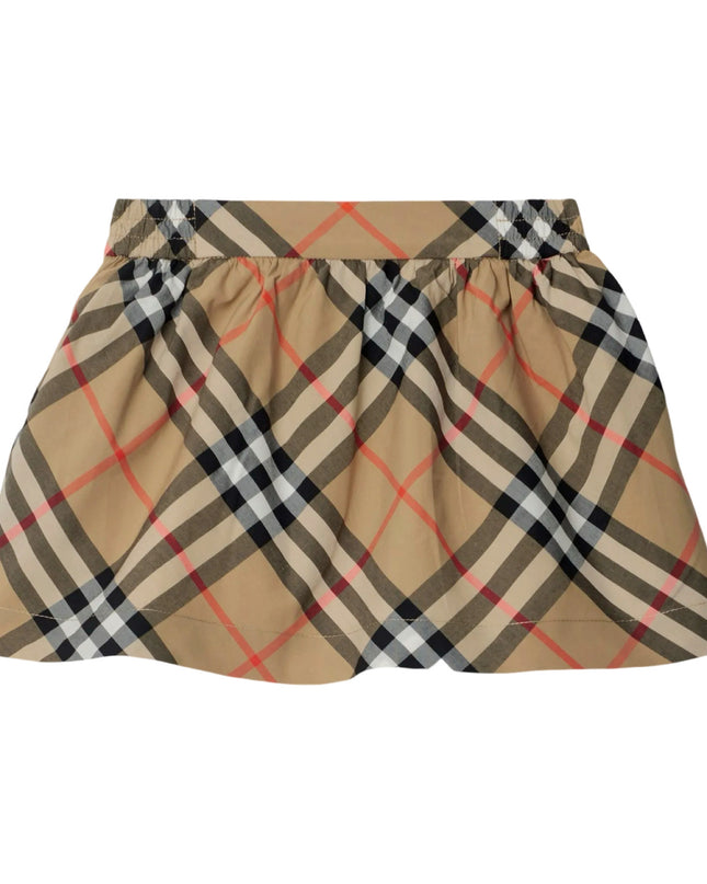 kidsatelier-burberry-Check-Cotton-Skirt