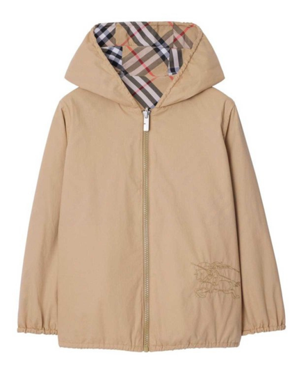 Kids Atelier-Burberry-Pattern Cotton Jacket