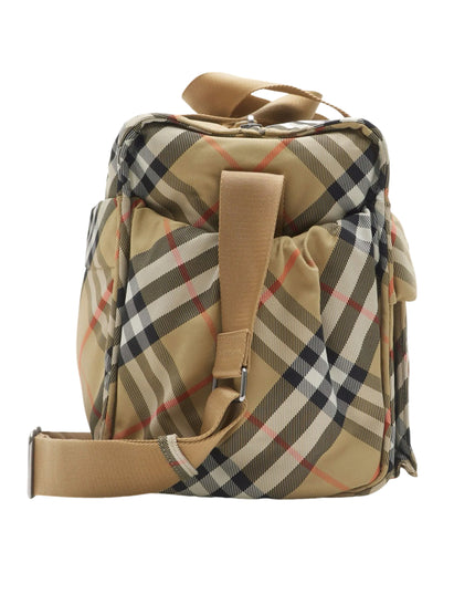 kidsatelier-burberry-Beige-Check-Baby-Changing-Bag