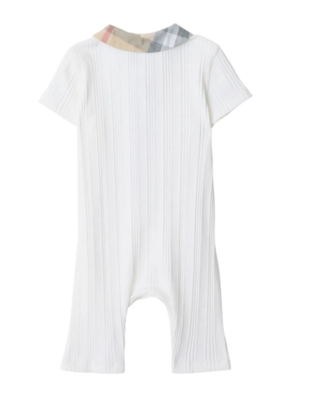 Kids Atelier-Burberry-Ribbed Romper