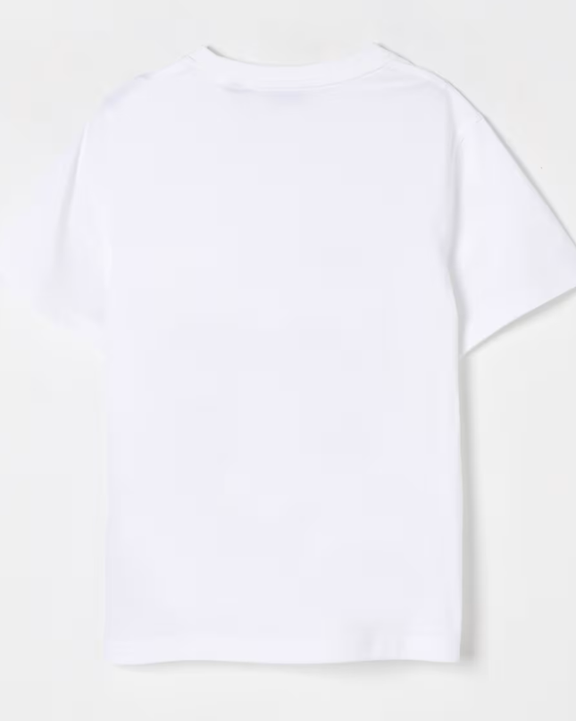 Kids Atelier-Burberry-White Short Sleeve T-Shirt