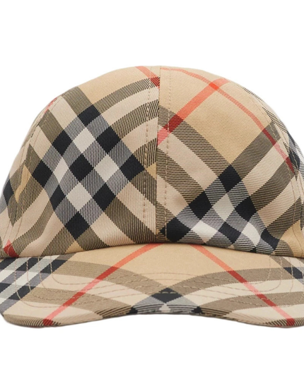 Kids Atelier-Burberry-Check Pattern Baseball Cap