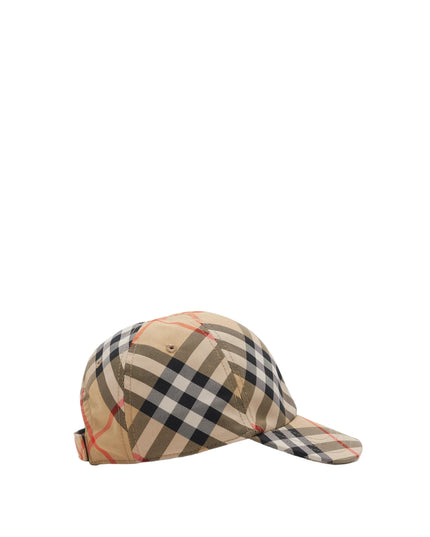 Kids Atelier-Burberry-Check Pattern Baseball Cap