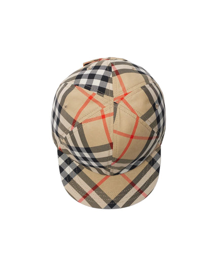 Kids Atelier-Burberry-Check Pattern Baseball Cap