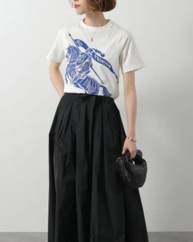 Kids Atelier-Burberry-Kids Short Sleeve T-Shirt