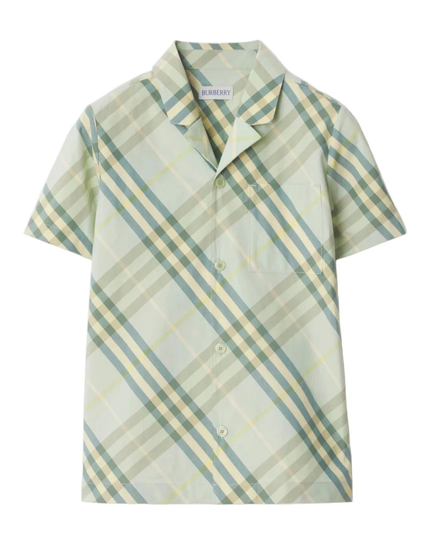 Kids Atelier-Burberry-Checked Pattern Shirt