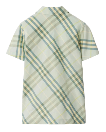 Kids Atelier-Burberry-Checked Pattern Shirt