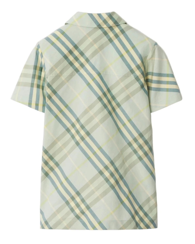 Kids Atelier-Burberry-Checked Pattern Shirt