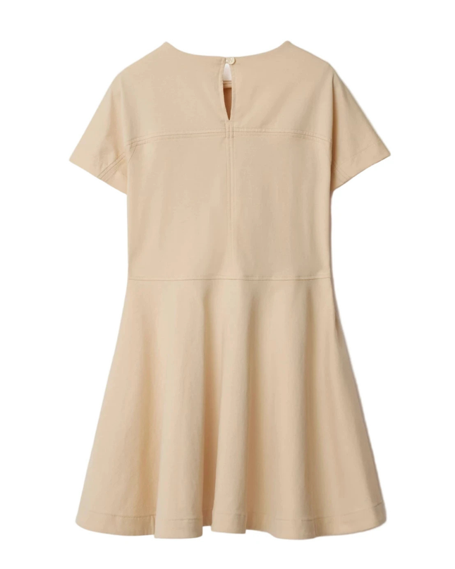 Kids Atelier-Burberry-Check Label Cotton Dress