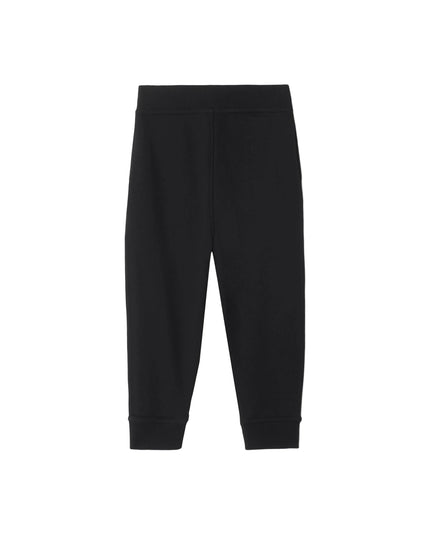 Kids Atelier Burberry Check Label Cotton Jogging Pants