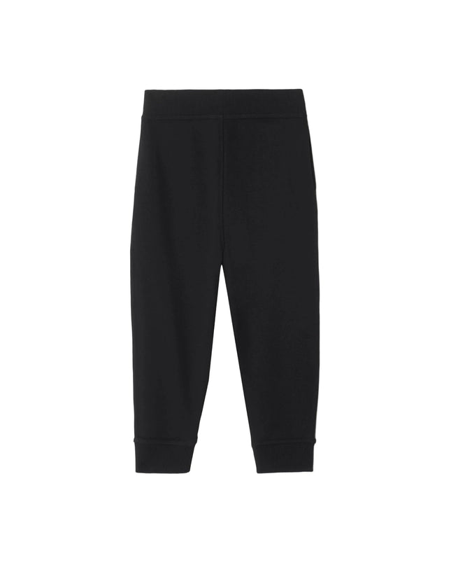 Kids Atelier Burberry Check Label Cotton Jogging Pants