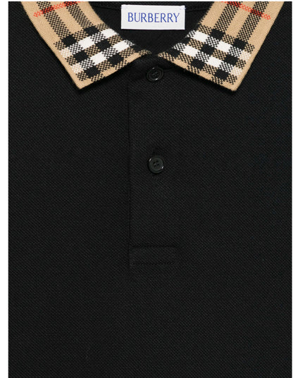 kidsatelier-burberry-Check-Collar-Cotton-Polo-Shirt
