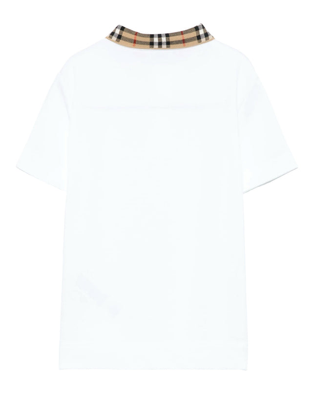 kidsatelier-burberry-Check-Collar-Cotton-Polo-Shirt