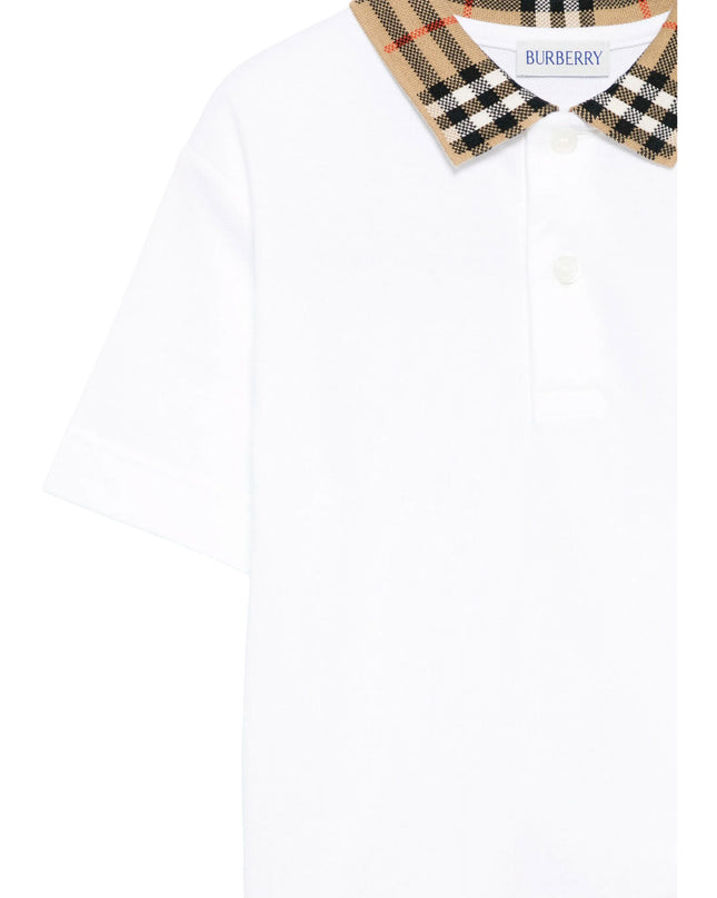 kidsatelier-burberry-Check-Collar-Cotton-Polo-Shirt