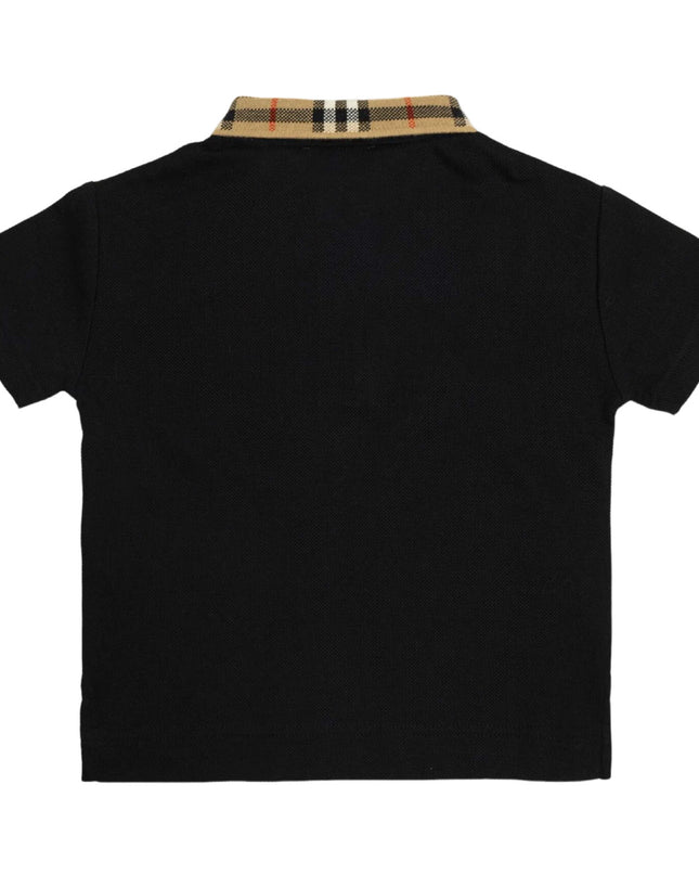 kidsatelier-burberry-Check-Collar-Cotton-Polo-Shirt