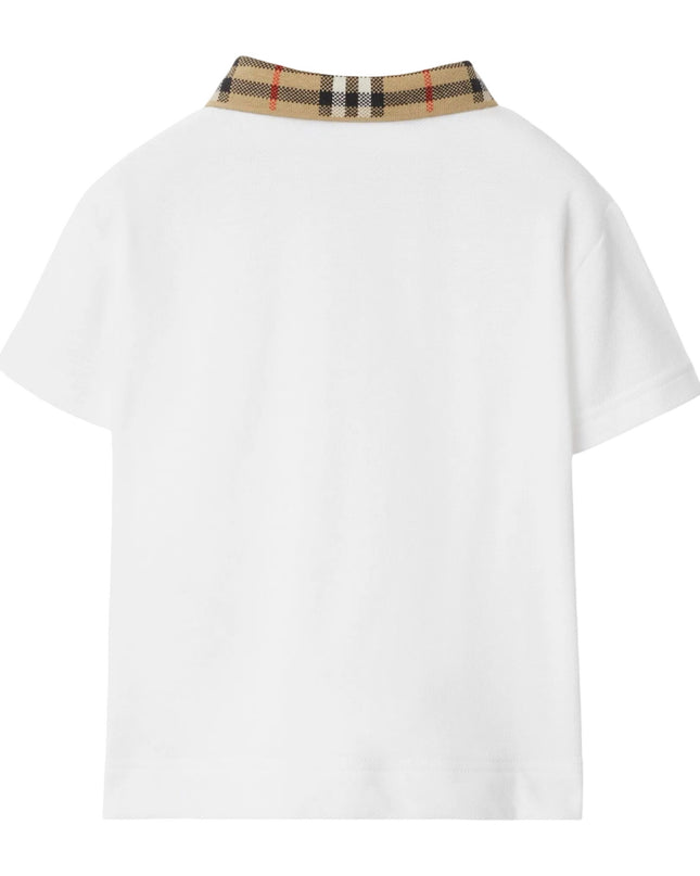 kidsatelier-burberry-Check-Collar-Cotton-Polo-Shirt