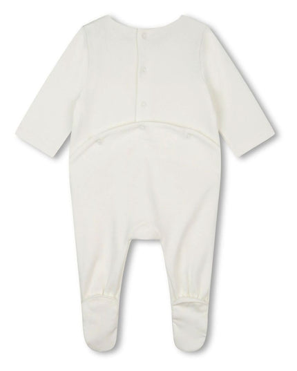 Kids Atelier-Chloe-Ivory Embroidered Babygrow Toy Set