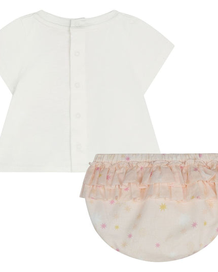 Kids Atelier-Chloe-Ivory Ruffled Outfit