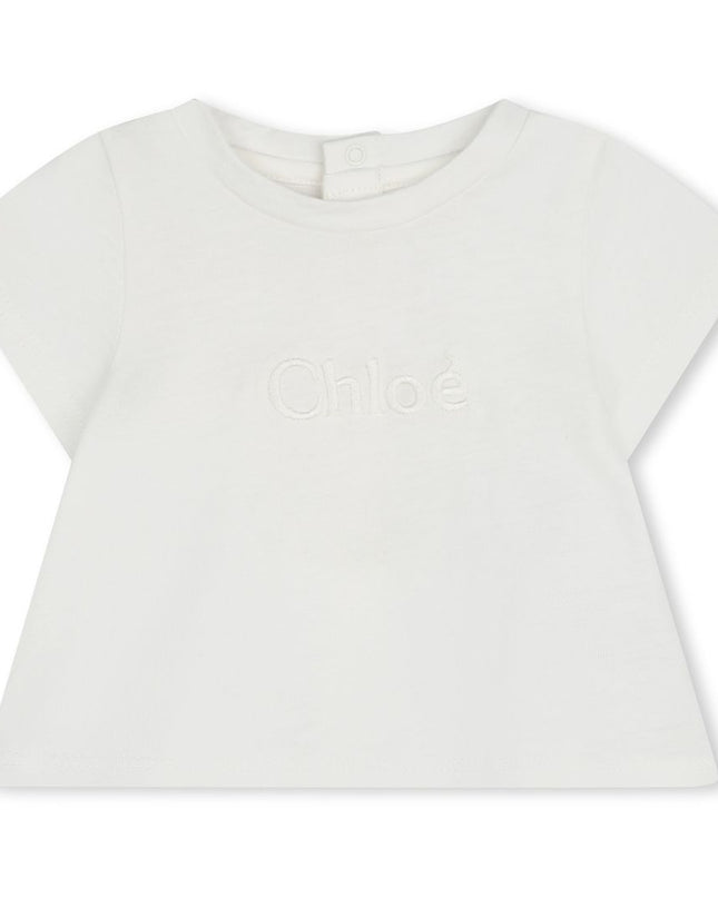 Kids Atelier-Chloe-Ivory Ruffled Outfit