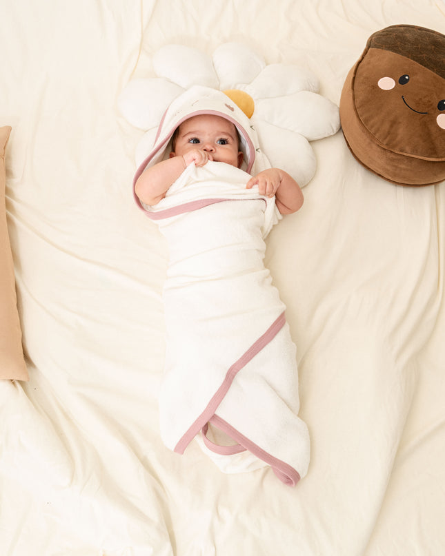 Mauve Flower Babysoft Blanket