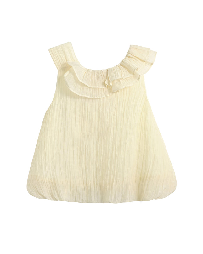 Yellow Mauve Ruffle Outfit Set