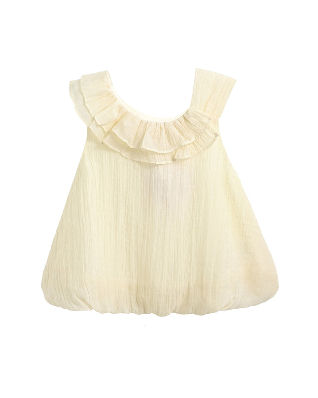 Yellow Mauve Ruffle Outfit Set