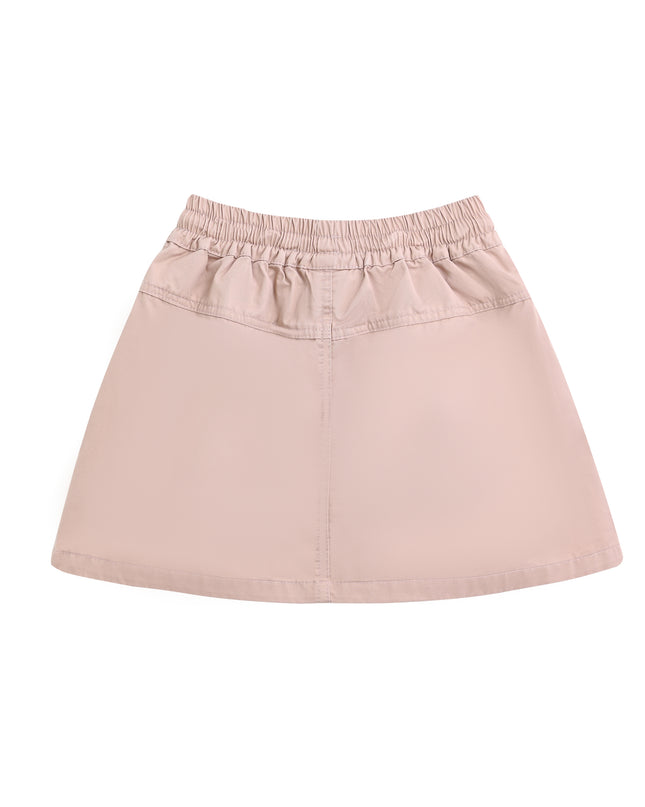Ivory Pink Strap Bow Shorts Set